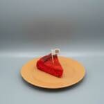 Red Velvet Cheesecake Slice