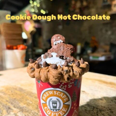 Cookie dough hot chocolate