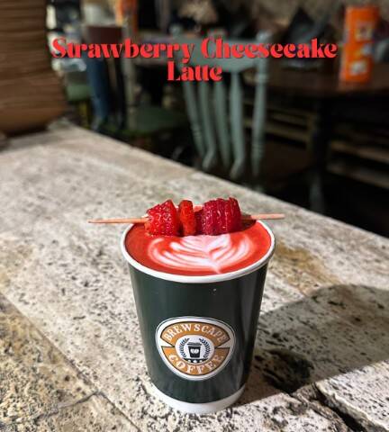 Strawberry Cheesecake Latte