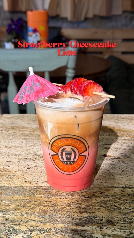Strawberry Cheesecake Latte