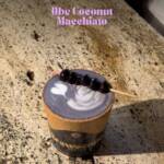 Ube Coconut Macchiato Edible Cup