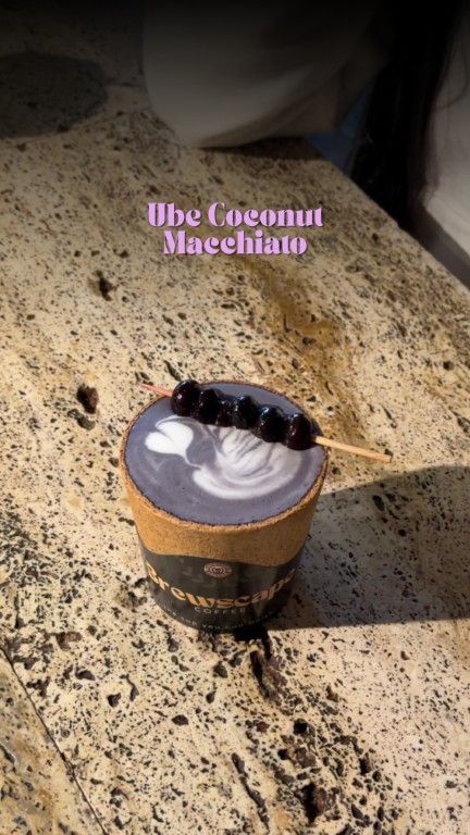 Ube Coconut Macchiato