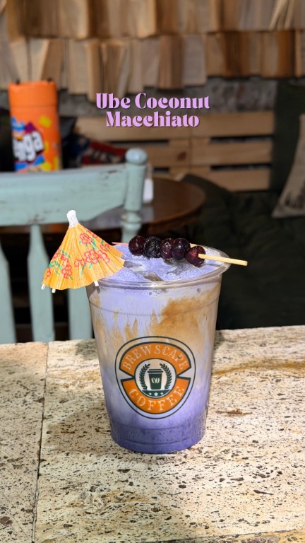 Ube Coconut Macchiato