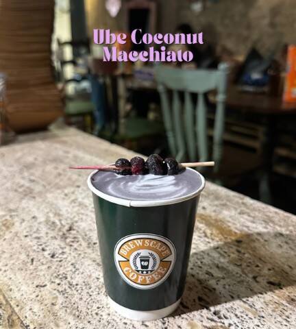 Ube Coconut Macchiato